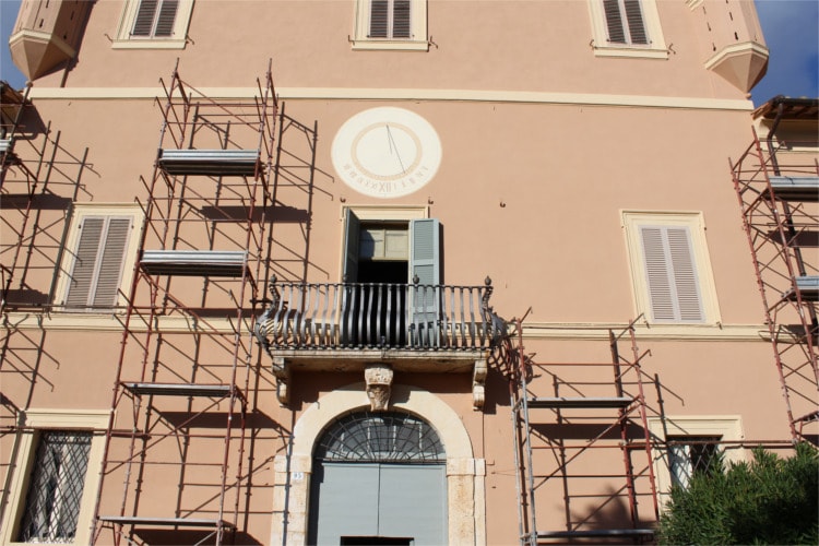 rifacimento facciata villa setacci terni